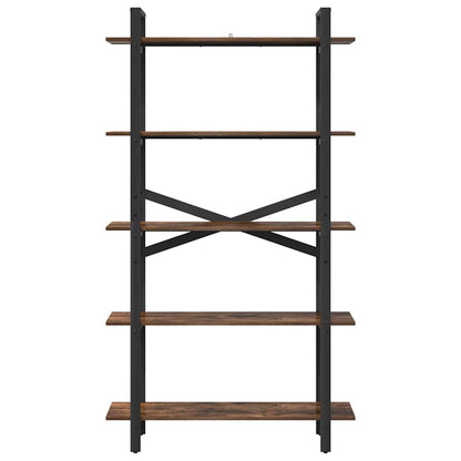 Bücherregal Geräucherte Eiche 100 x 33,5 x 178 cm Holzwerkstoff