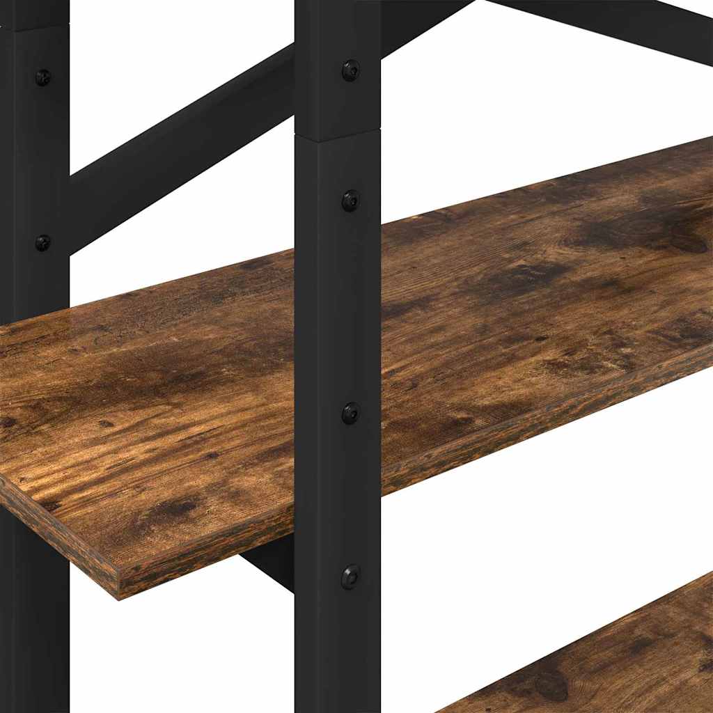 Bücherregal Geräucherte Eiche 100 x 33,5 x 140 cm Holzwerkstoff