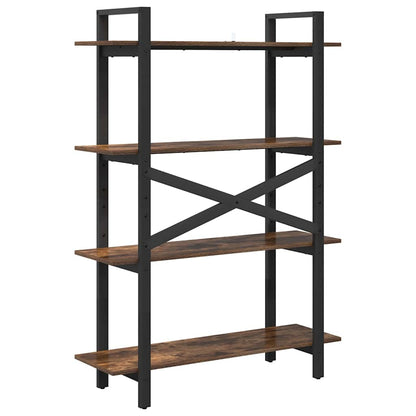 Bücherregal Geräucherte Eiche 100 x 33,5 x 140 cm Holzwerkstoff