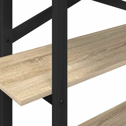 Bücherregal Sonoma-Eiche 100 x 33,5 x 102 cm Holzwerkstoff