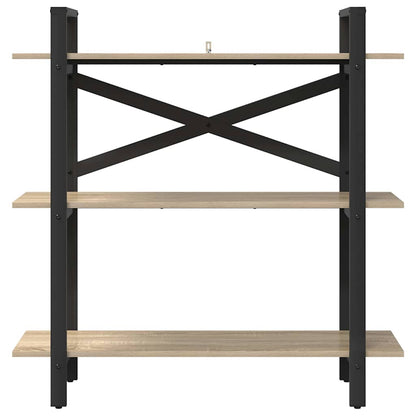 Bücherregal Sonoma-Eiche 100 x 33,5 x 102 cm Holzwerkstoff