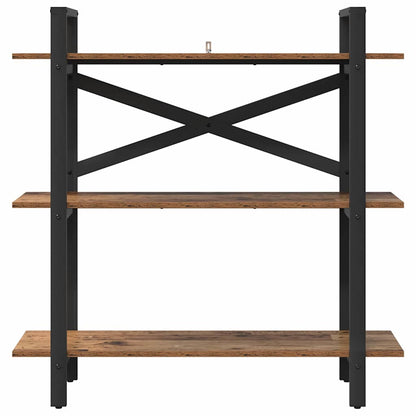 Bücherregal Altholz 100 x 33,5 x 102 cm Holzwerkstoff