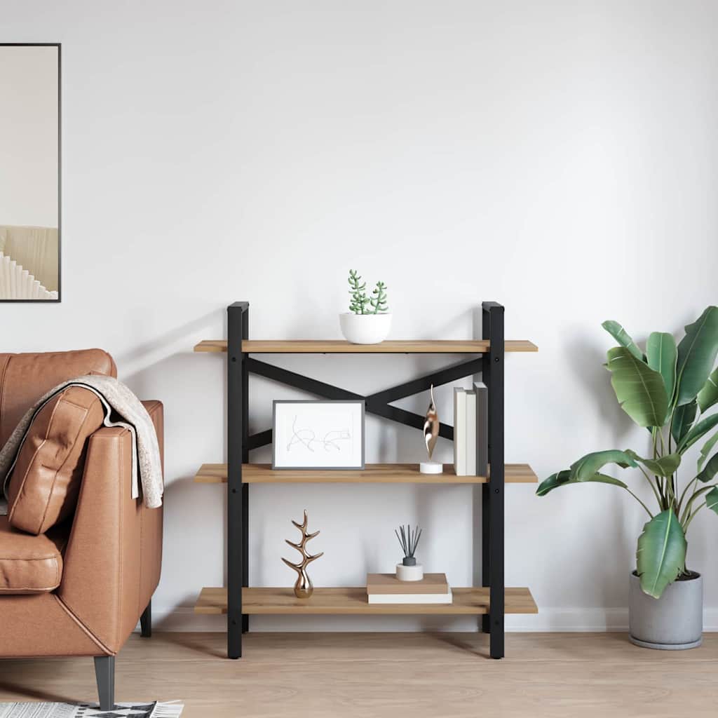 Bücherregal Artisan-Eiche 100 x 33,5 x 102 cm Holzwerkstoff