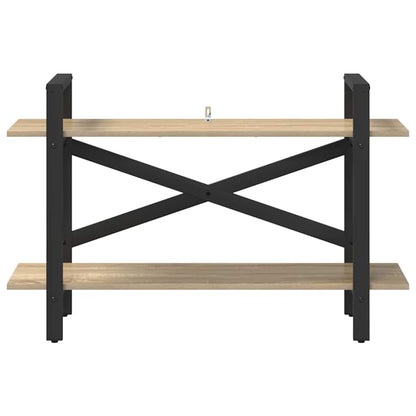 Bücherregal Sonoma-Eiche 100 x 33,5 x 64 cm Holzwerkstoff