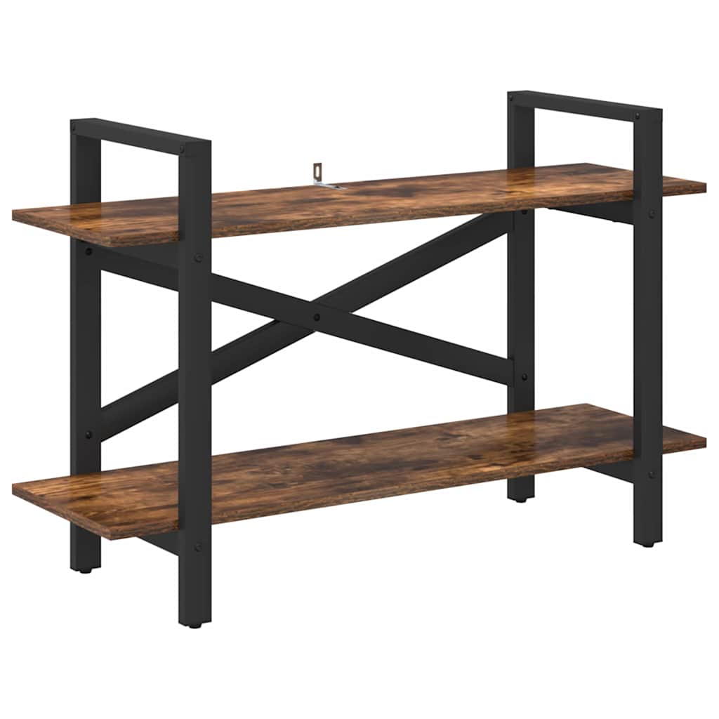 Bücherregal Geräucherte Eiche 100 x 33,5 x 64 cm Holzwerkstoff