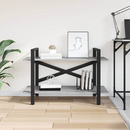 Bücherregal Graues Sonoma 100 x 33,5 x 64 cm Holzwerkstoff