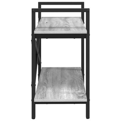 Bücherregal Graues Sonoma 100 x 33,5 x 64 cm Holzwerkstoff