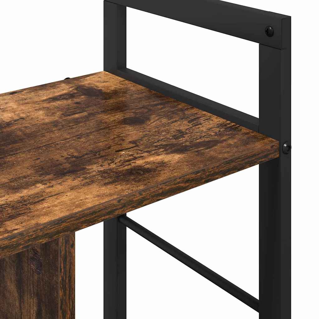 Bücherregal Geräucherte Eiche 75 x 30 x 58,5 cm Holzwerkstoff