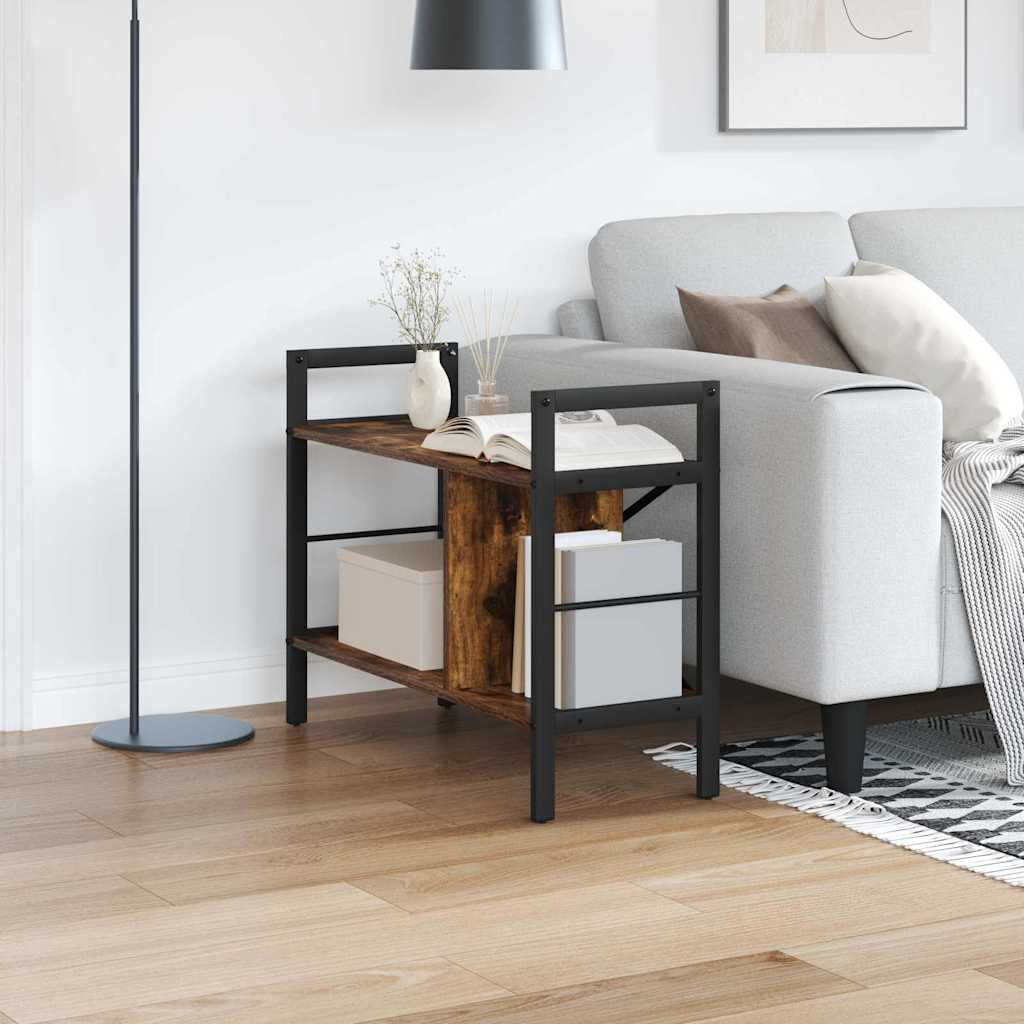 Bücherregal Geräucherte Eiche 75 x 30 x 58,5 cm Holzwerkstoff