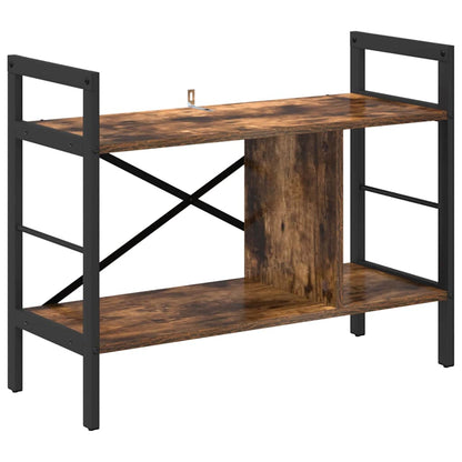 Bücherregal Geräucherte Eiche 75 x 30 x 58,5 cm Holzwerkstoff