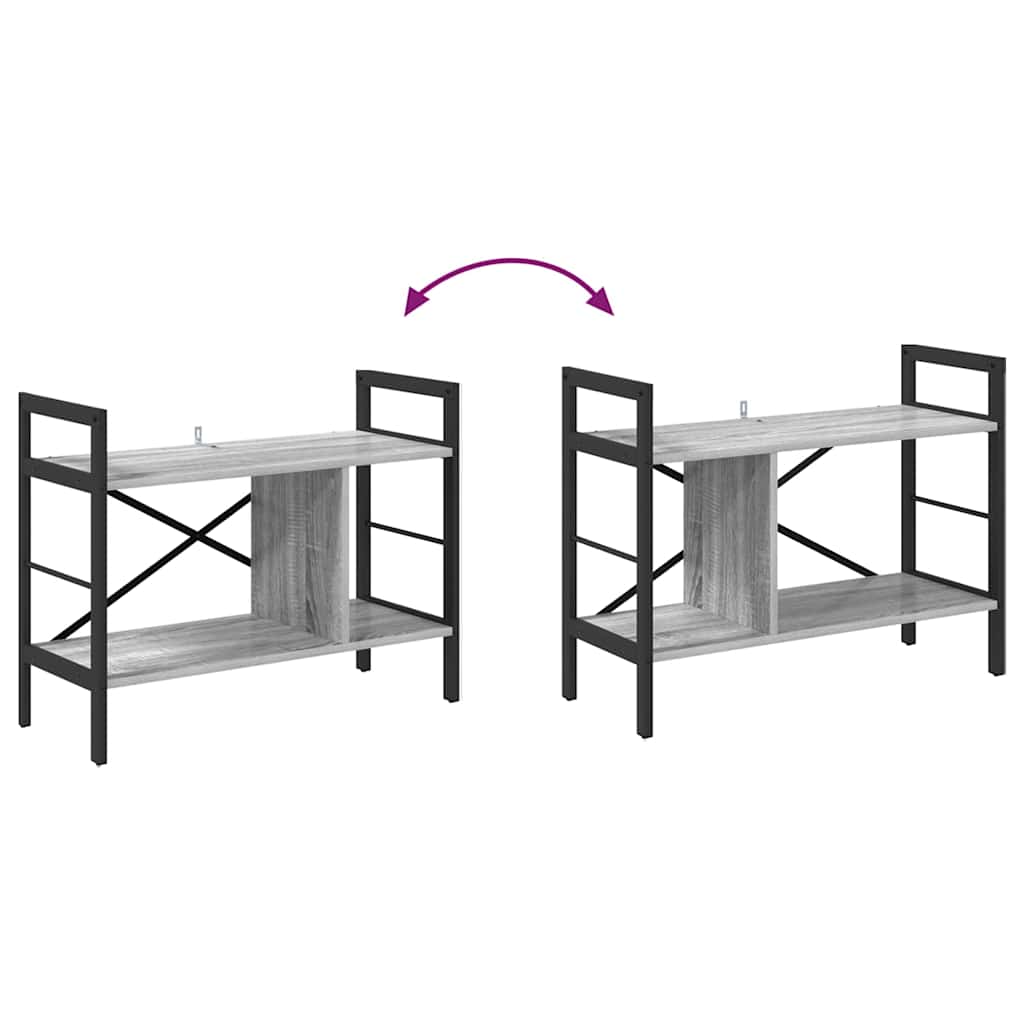 Bücherregal Graues Sonoma 75 x 30 x 58,5 cm Holzwerkstoff