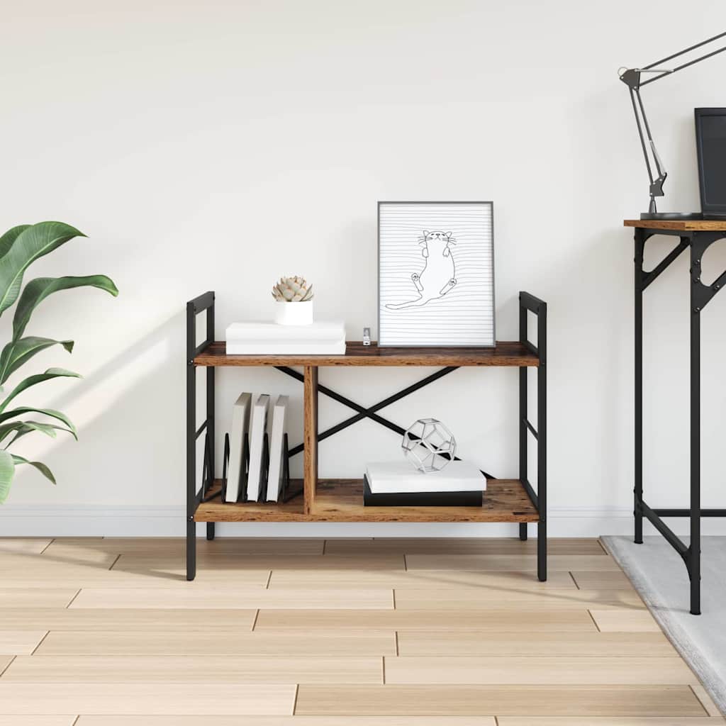 Bücherregal Altholz 75 x 30 x 58,5 cm Holzwerkstoff