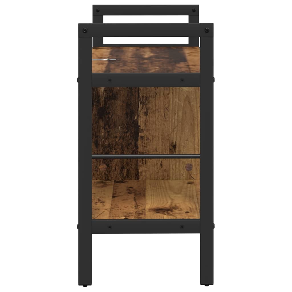 Bücherregal Altholz 75 x 30 x 58,5 cm Holzwerkstoff