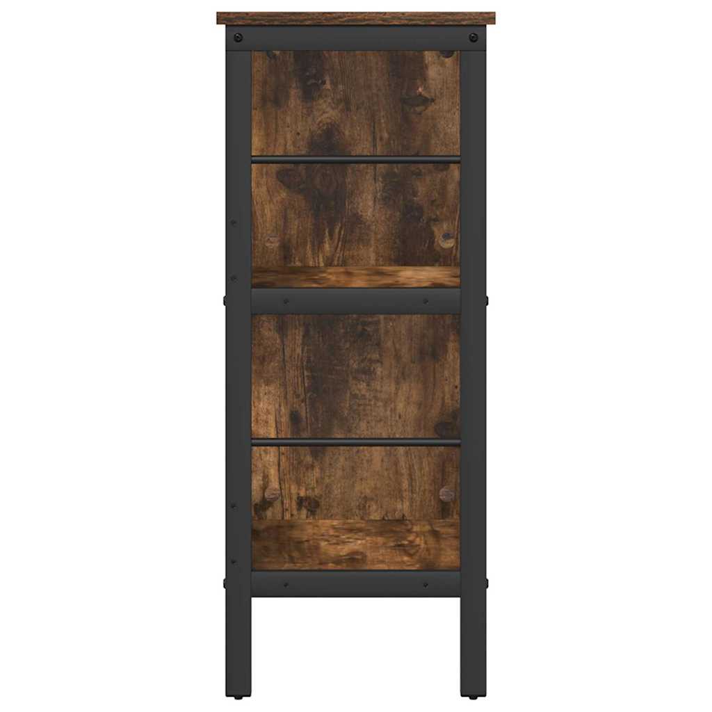 Bücherregal Geräucherte Eiche 82 x 32 x 79 cm Holzwerkstoff