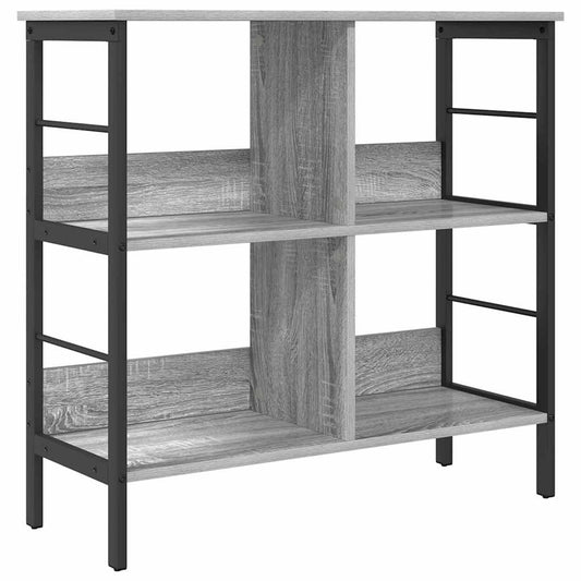 Bücherregal Graues Sonoma 82 x 32 x 79 cm Holzwerkstoff