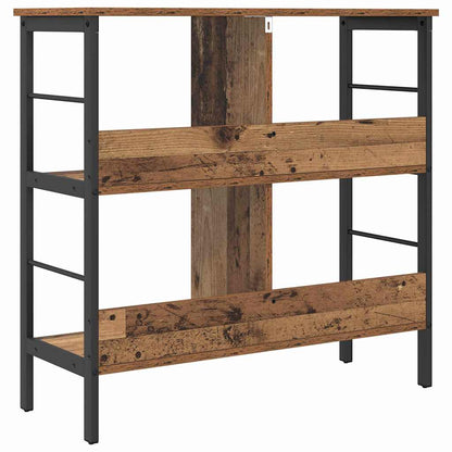 Bücherregal Altholz 82 x 32 x 79 cm Holzwerkstoff