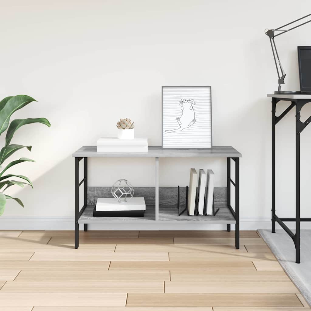 Bücherregal Graues Sonoma 82 x 32 x 47 cm Holzwerkstoff