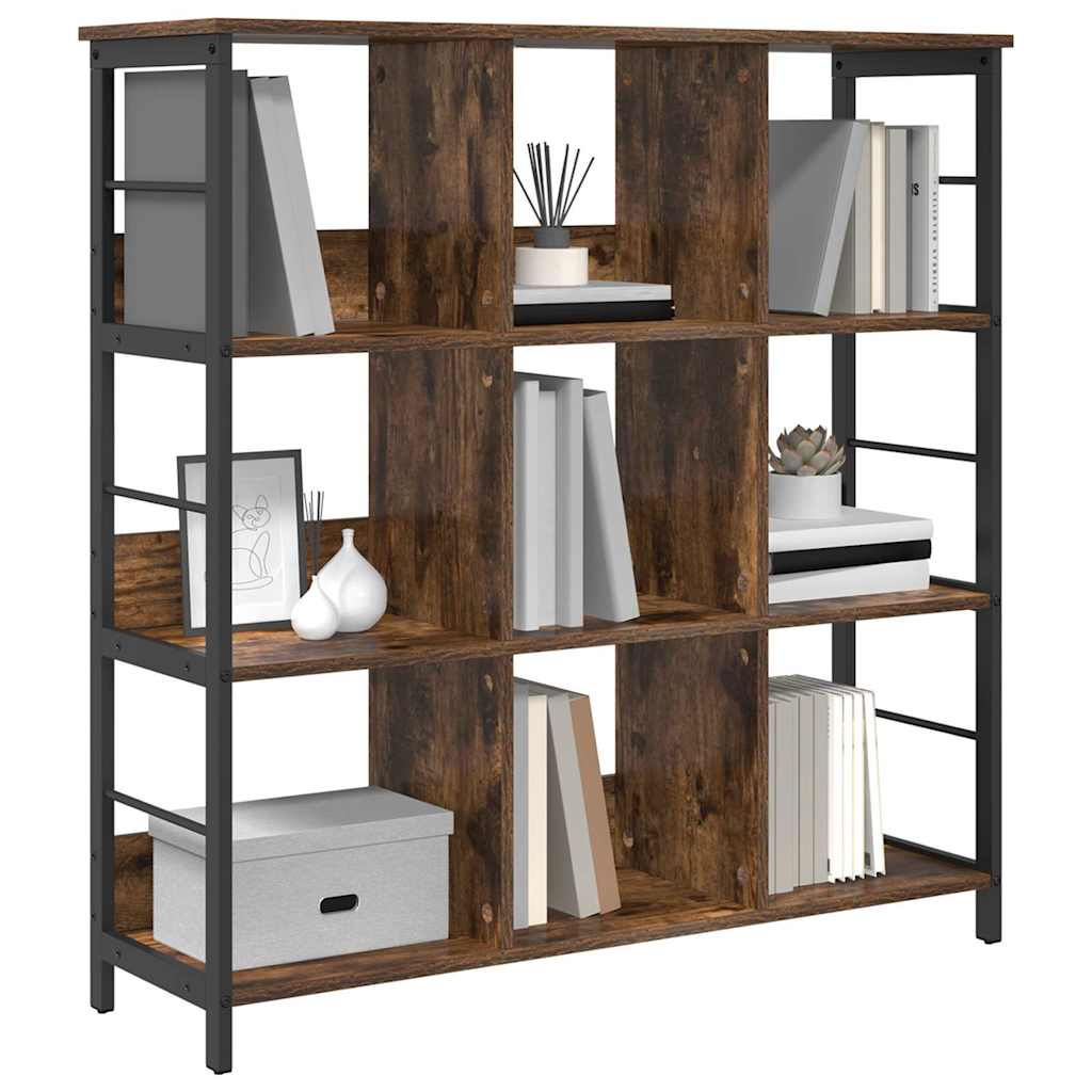 Bücherregal Geräucherte Eiche 102 x 32 x 104,5 cm Holzwerkstoff