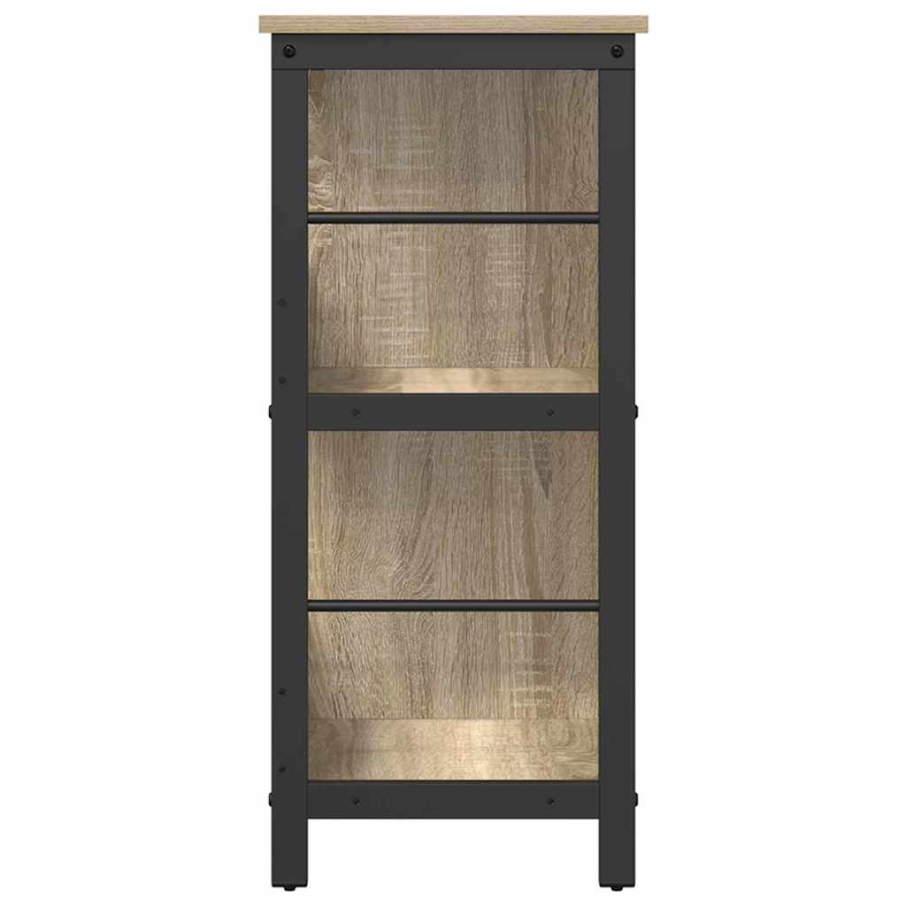 Bücherregal Sonoma-Eiche 102 x 32 x 72,5 cm Holzwerkstoff