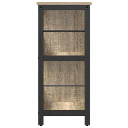 Bücherregal Sonoma-Eiche 102 x 32 x 72,5 cm Holzwerkstoff