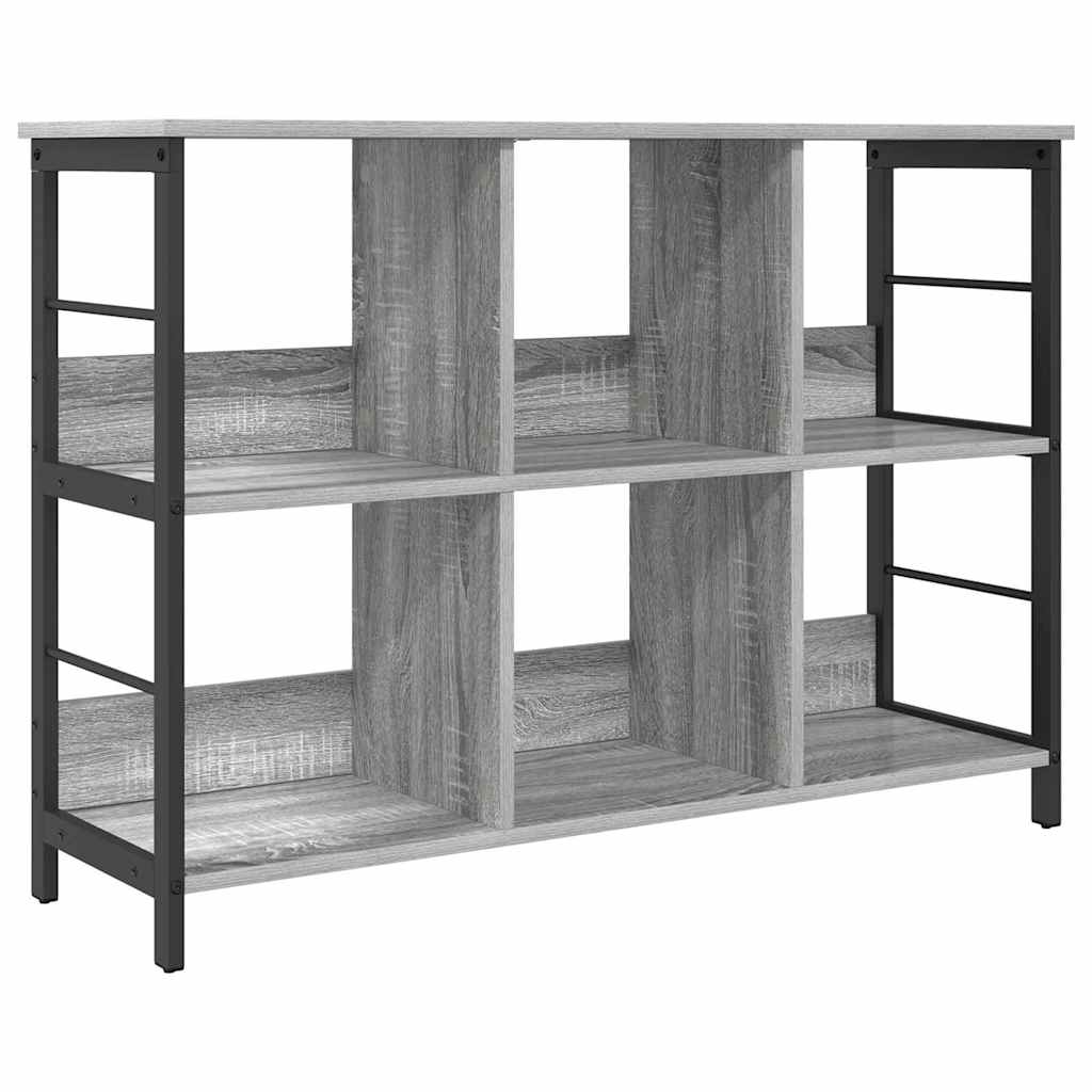 Bücherregal Graues Sonoma 102 x 32 x 72,5 cm Holzwerkstoff