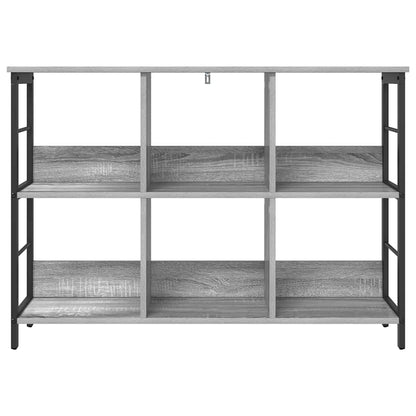 Bücherregal Graues Sonoma 102 x 32 x 72,5 cm Holzwerkstoff