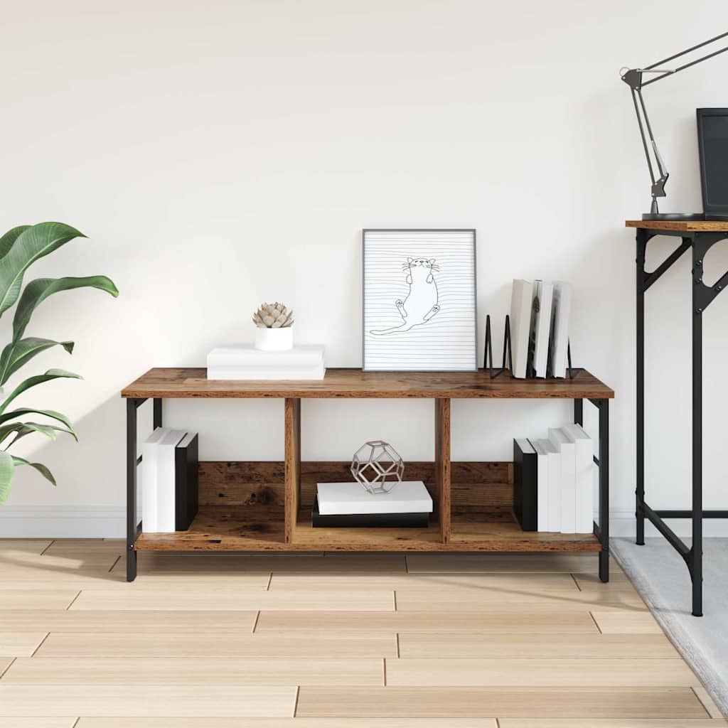 Bücherregal Altholz 102 x 32 x 40,5 cm Holzwerkstoff