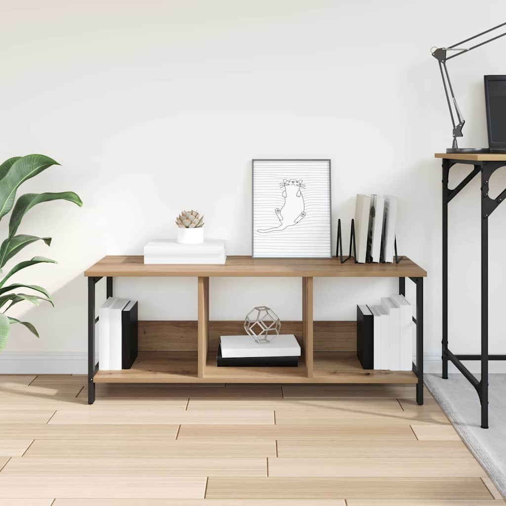 Bücherregal Artisan-Eiche 102 x 32 x 40,5 cm Holzwerkstoff