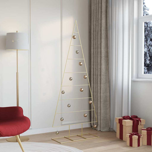 Metall Weihnachtsbaum Gold 180 cm Pulverbeschichteter Stahl