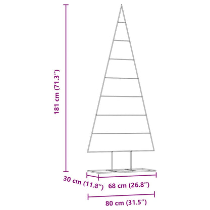 Metall Weihnachtsbaum Gold 180 cm Pulverbeschichteter Stahl