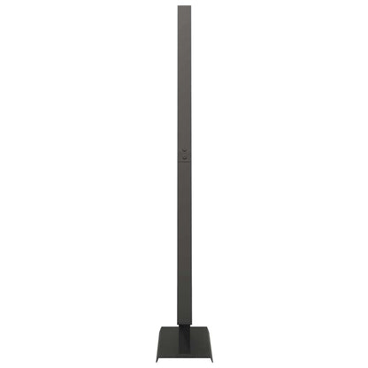 Metall Weihnachtsbaum mit Ständer Schwarz 125 cm Stahl