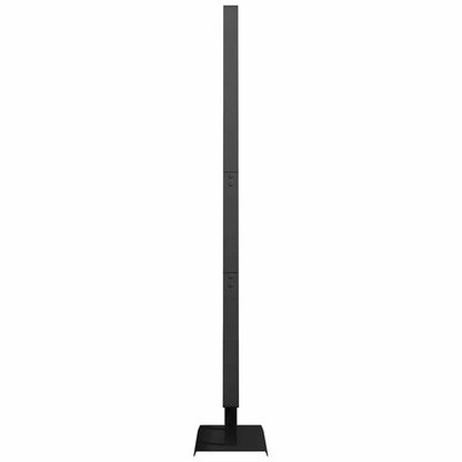 Metall Weihnachtsbaum mit Ständer Schwarz 150 cm Stahl