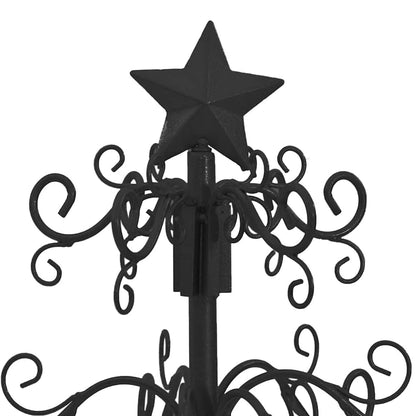 Metall Weihnachtsbaum Schwarz 60 cm Pulverbeschichteter Stahl