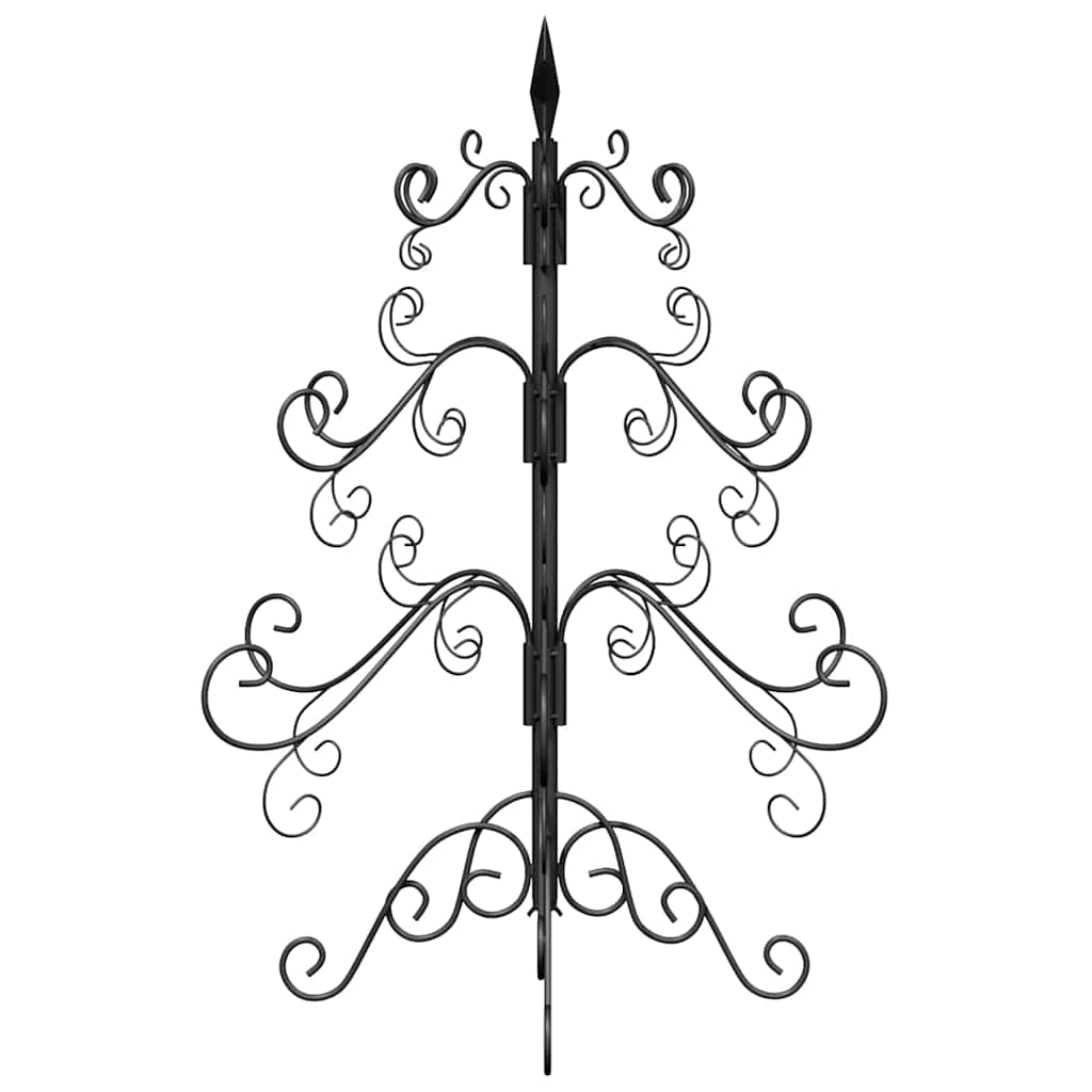 Metall Weihnachtsbaum Schwarz 60 cm Pulverbeschichteter Stahl