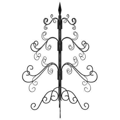 Metall Weihnachtsbaum Schwarz 60 cm Pulverbeschichteter Stahl