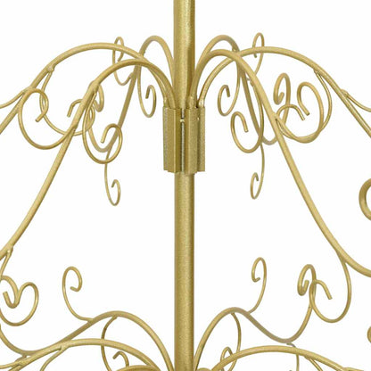 Metall Weihnachtsbaum Gold 60 cm Pulverbeschichteter Stahl