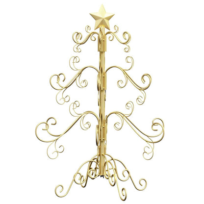 Metall Weihnachtsbaum Gold 60 cm Pulverbeschichteter Stahl