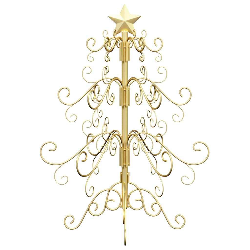Metall Weihnachtsbaum Gold 60 cm Pulverbeschichteter Stahl