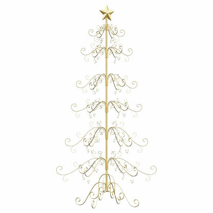 Metall Weihnachtsbaum Gold 215 cm Pulverbeschichteter Stahl