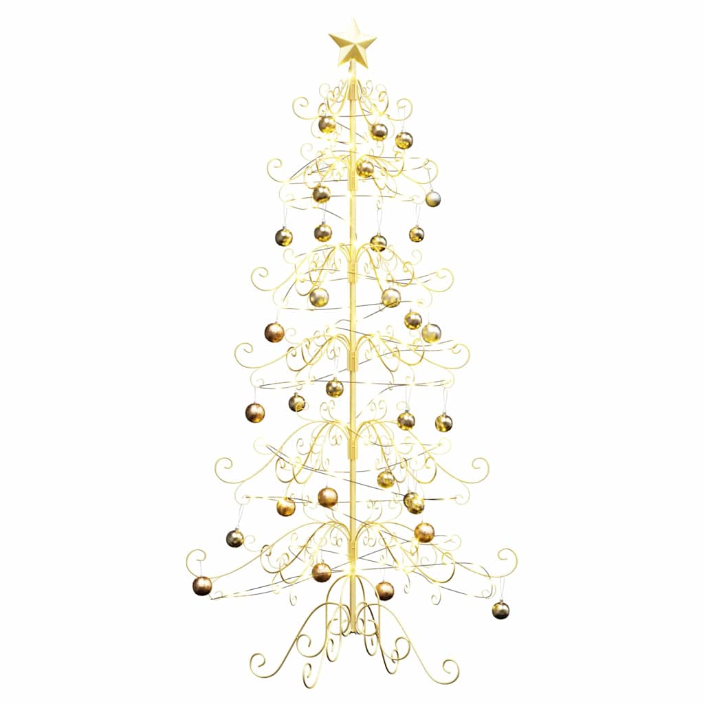 Metall Weihnachtsbaum Gold 215 cm Pulverbeschichteter Stahl