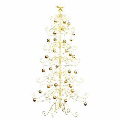 Metall Weihnachtsbaum Gold 215 cm Pulverbeschichteter Stahl