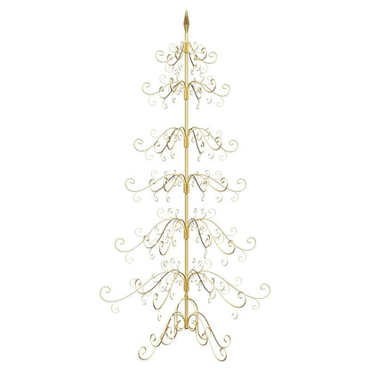 Metall Weihnachtsbaum Gold 215 cm Pulverbeschichteter Stahl