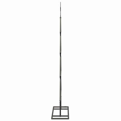 Metall Weihnachtsbaum mit Ständer Schwarz 90 cm Stahl