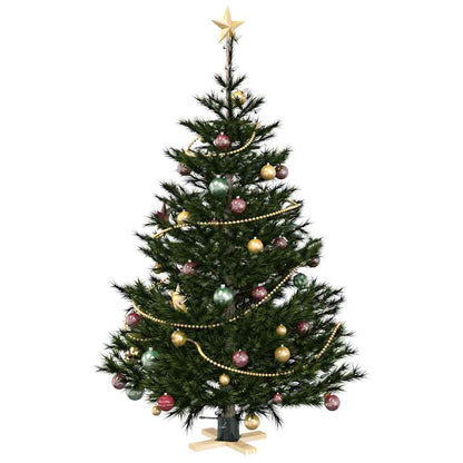 Weihnachtsbaumständer Grün 50 x 50 x 16 cm Massives Kiefernholz
