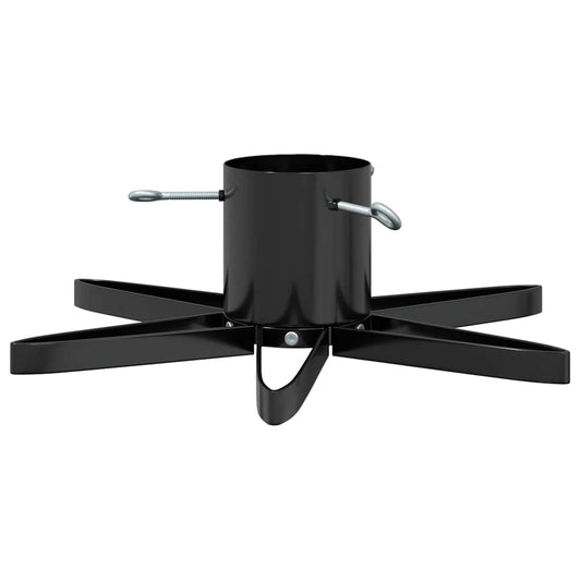 Weihnachtsbaumständer 1.73 Schwarz 49 x 49 x 15,5 cm Stahl