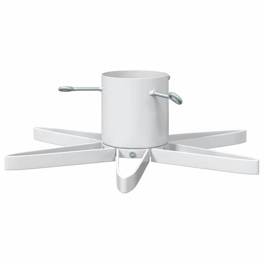 Weihnachtsbaumständer 1.73 Weiß 49 x 49 x 15,5 cm Stahl