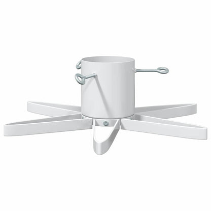 Weihnachtsbaumständer 1.73 Weiß 49 x 49 x 15,5 cm Stahl