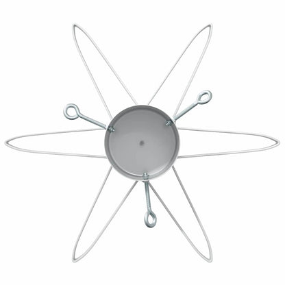 Weihnachtsbaumständer 1.73 Weiß 49 x 49 x 15,5 cm Stahl