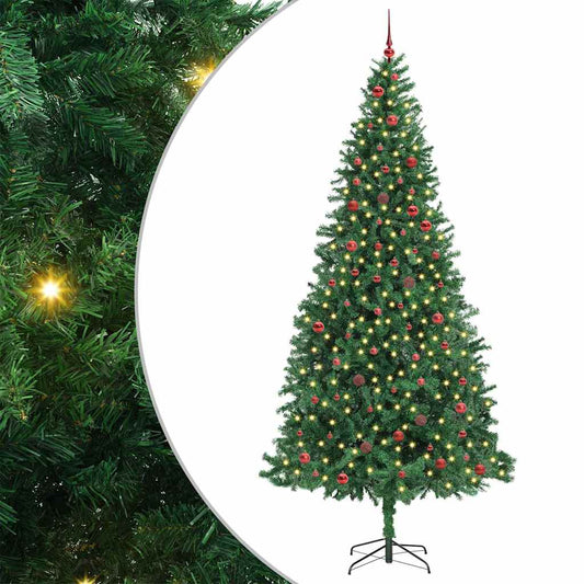 Künstlicher Weihnachtsbaum Grün 300 cm PVC, Metall und Plastik