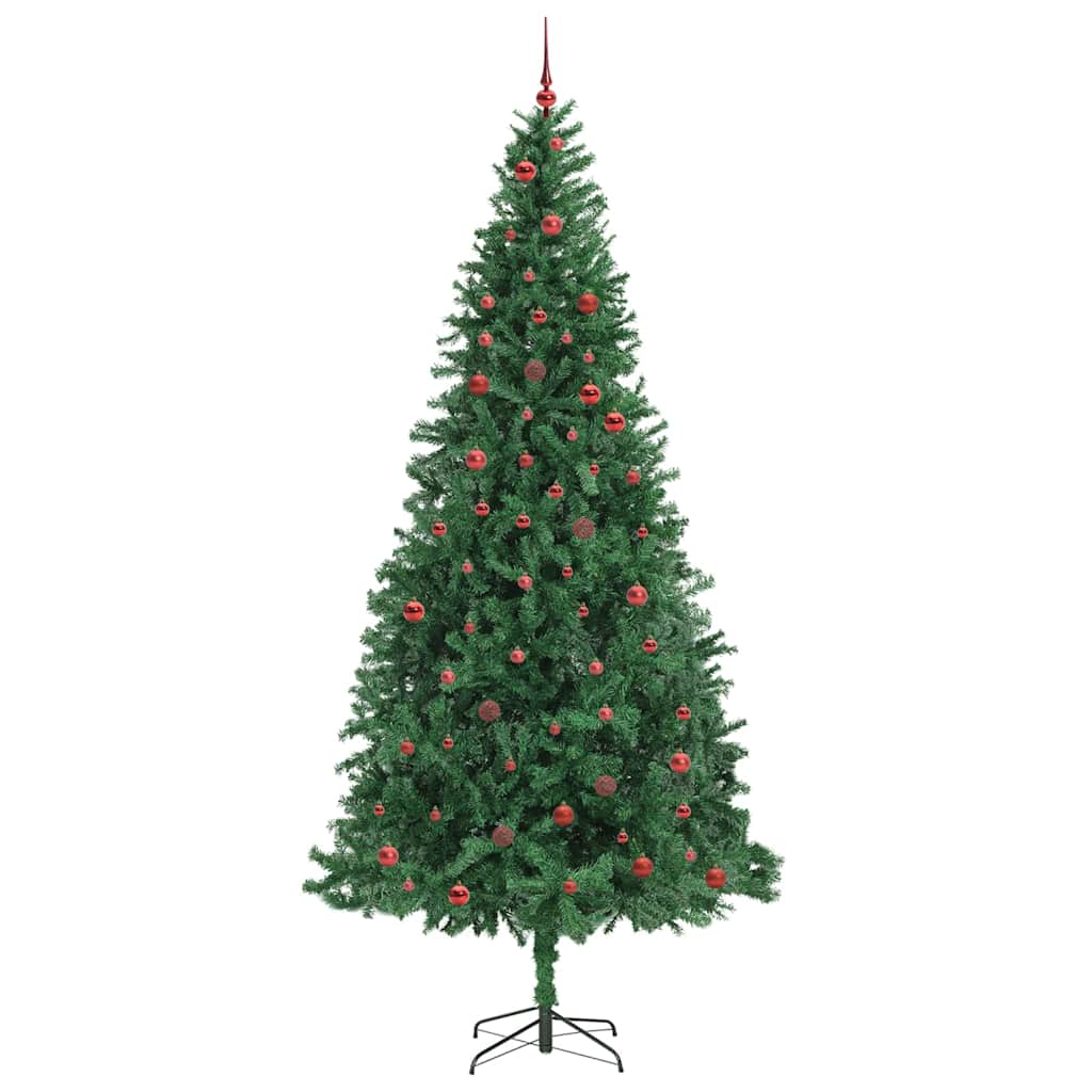 Künstlicher Weihnachtsbaum Grün 300 cm PVC, Metall und Plastik
